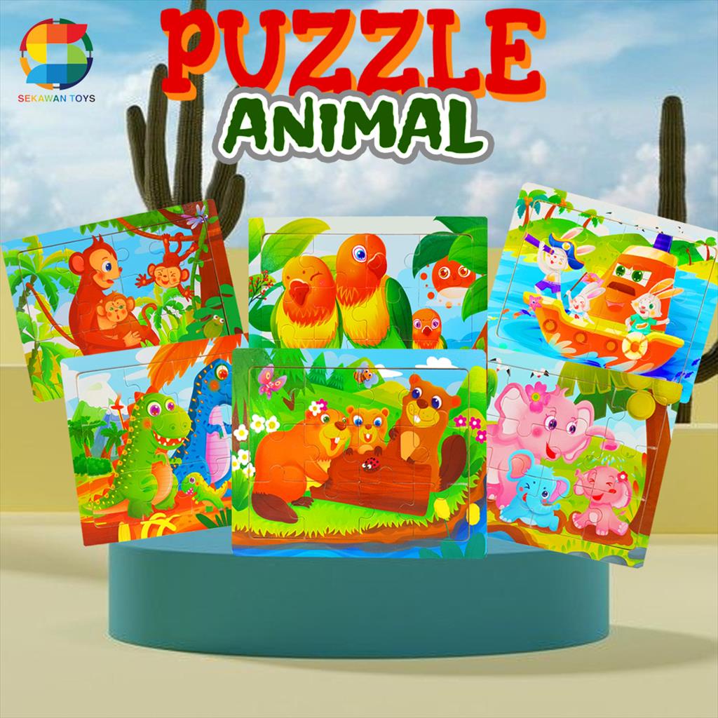 Mainan Edukasi Anak Mini Puzzle Kayu/ Wooden Puzzle Toys/ Jigsaw Puzzle Toys 721L