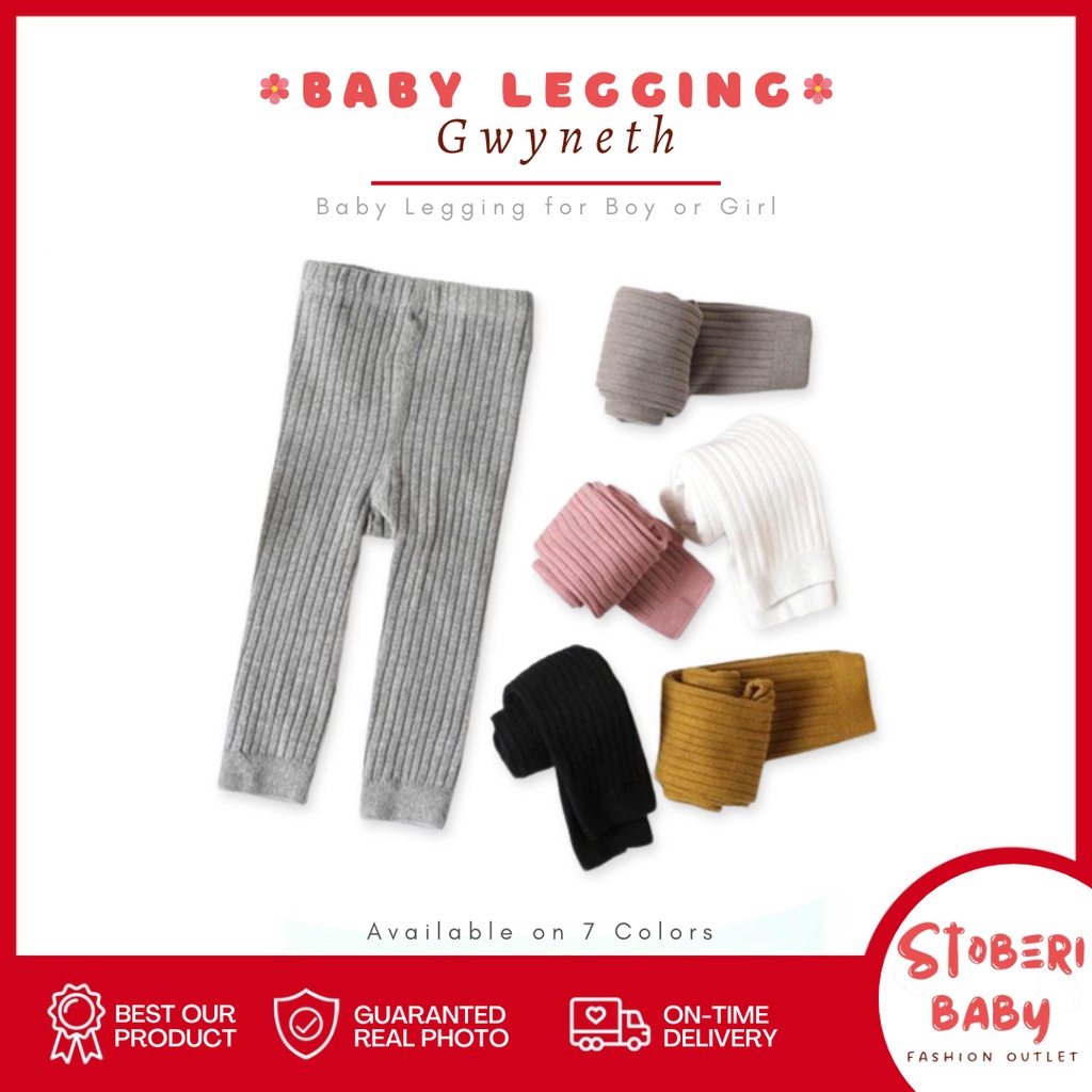 PUNCAK 3.3 stoberi baby - Legging Bayi Perempuan / Legging Anak / Kaos Kaki Panjang Bayi 304