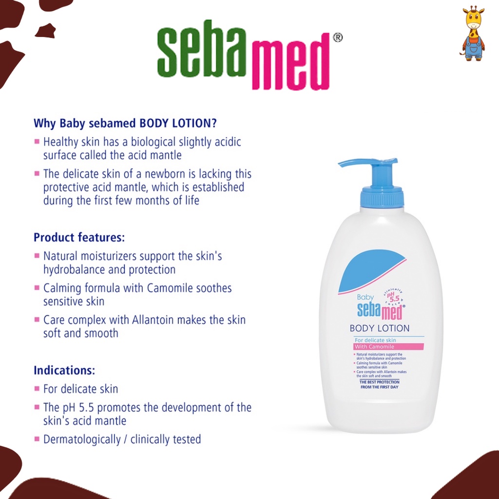 Sebamed Baby Lotion 400ml - Lotion Bayi