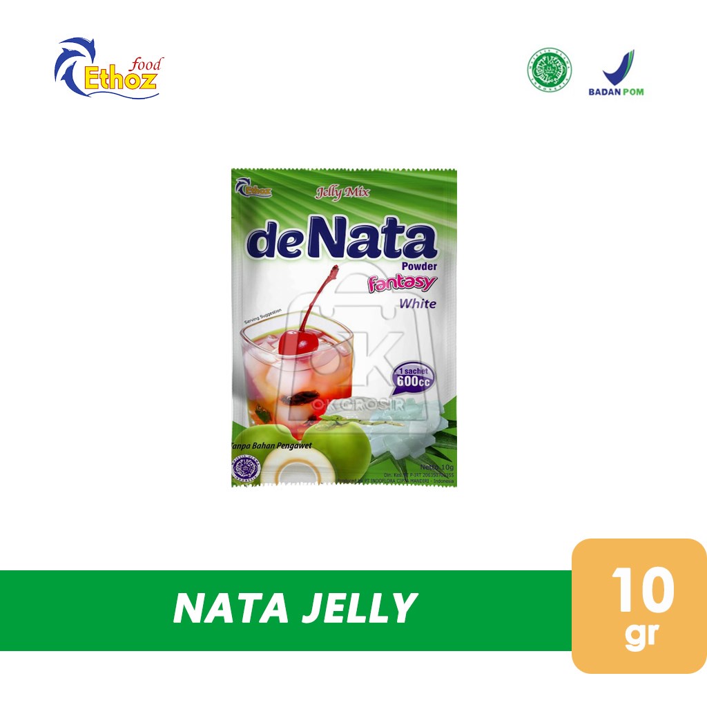 

Nata De Coco Bubuk DENATA Jeli Nata Jelly Powder 10g (1 pcs)