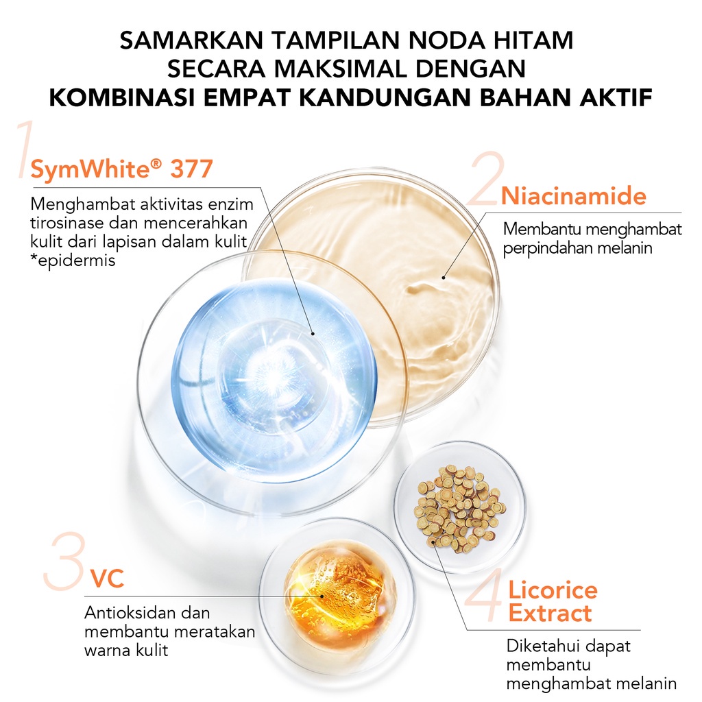 YOU Symwhite 377 Radiance Up Brightening and Exfoliating Essence with Centella + Niacinamide + PHA | Atasi Bekas Jerawat and Dark Spot VITAMINKU
