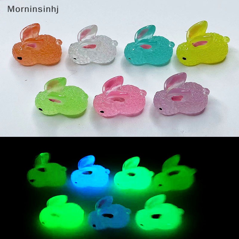 Mornin 5pcs Noctilucent Rabbit Botol Es Dekorasi Kreatif Figure Ornamen Miniatur id