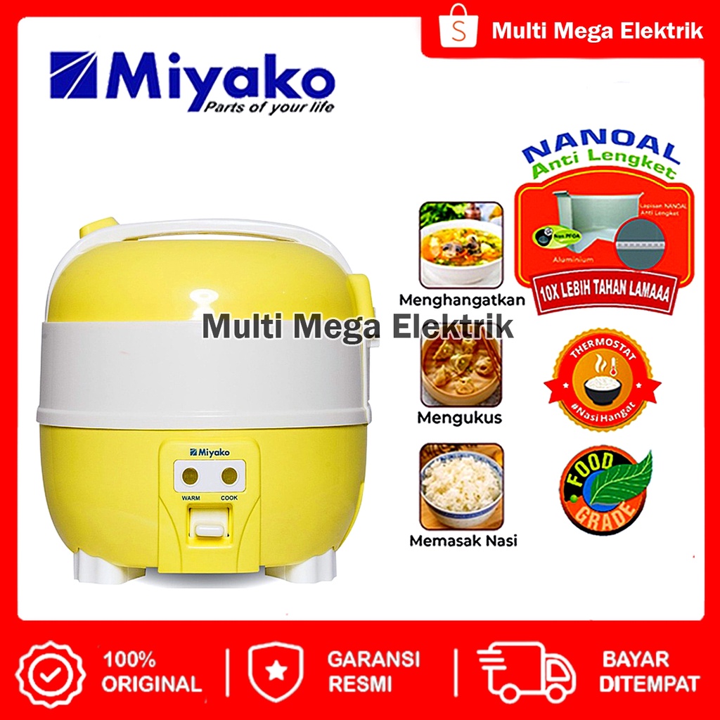 [COD] MAGIC COM MIYAKO MCM610 / MCM 610 / MCM-610 (1 LITER) RICE COOKER / MEJIKOM / MAGICOM / MEJIKO
