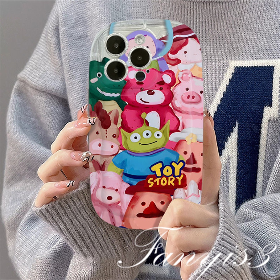 Compatible For IPhone 14 13 12 11 Pro Max X XR Xs Max 8 7 Plus SE 2020 Kompatibel Untuk Kartun Toy Story Sabun Telepon Case Bening TPU Soft Cover