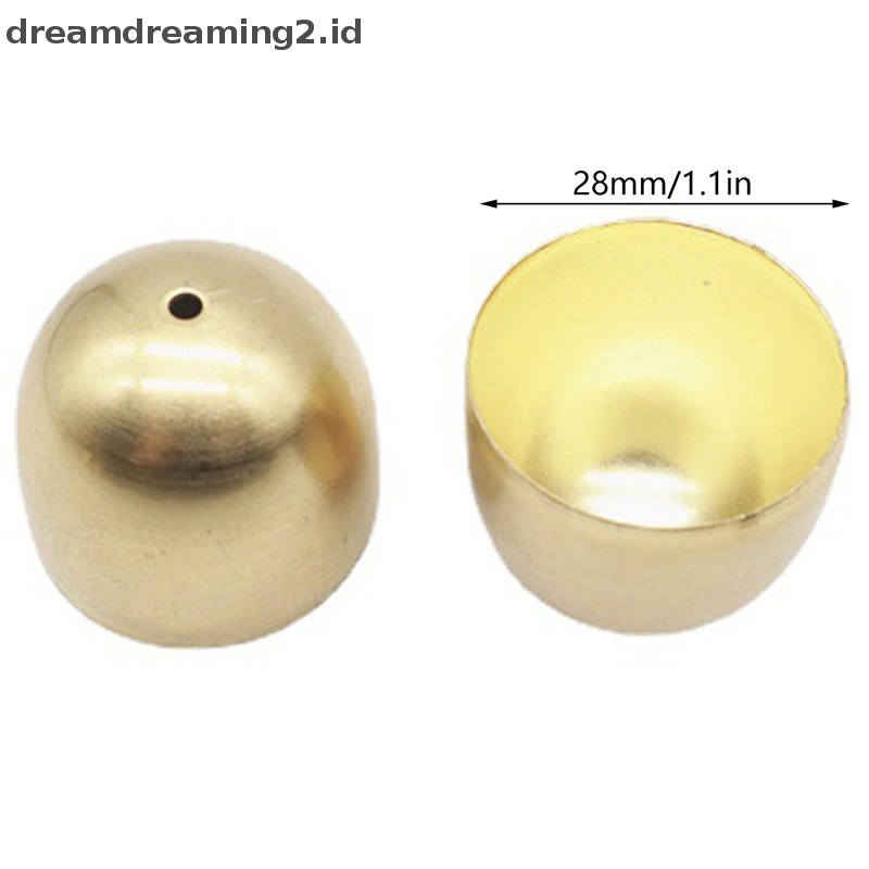 (drea) Diy Kuningan Mini Bell Natal Metal Bell Dekorasi Liontin Kuningan Door Bell Diy Craft Wind Chime Brass Bell Dekorasi Aksesoris/