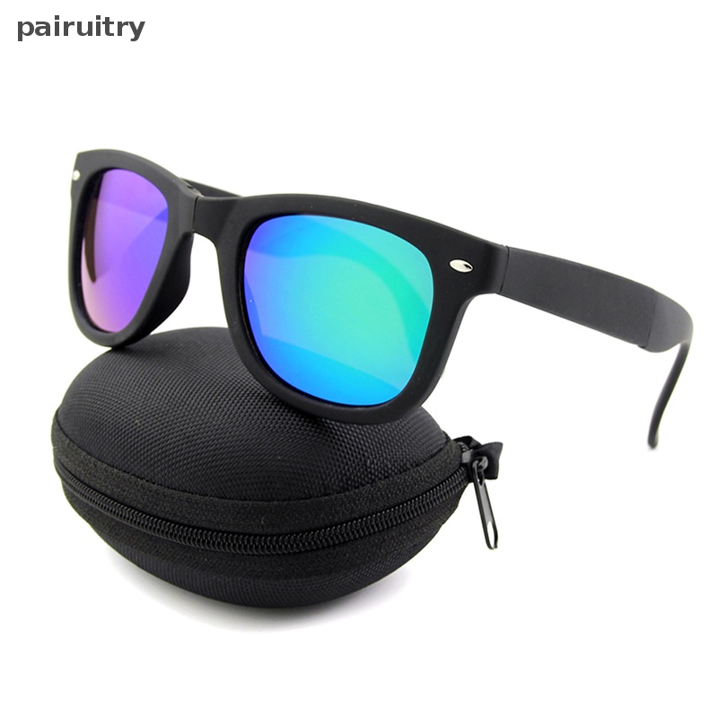 Prt Kacamata Lipat Pria Travel Eyeglasses With Box Vintage Classic Kacamata Matahari UV400 Lunette De Soleil Femme PRT