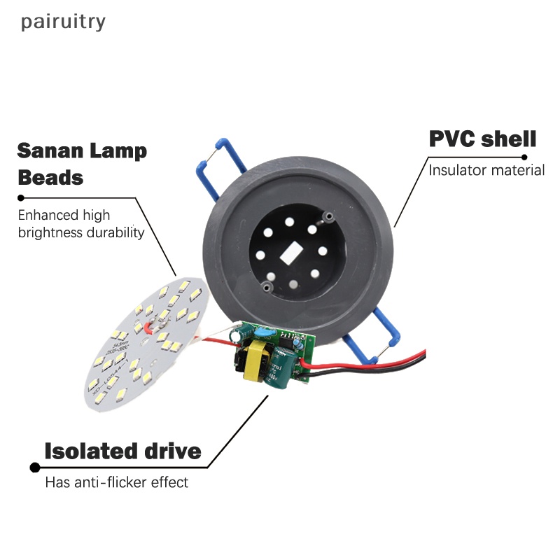 Prt Lampu Kristal LED Transform Bulb 4W Bohlam Jagung LED Sumber Cahaya Terintegrasi Untuk Lampu Gantung Plafon Lampu Retrofit 220V PRT