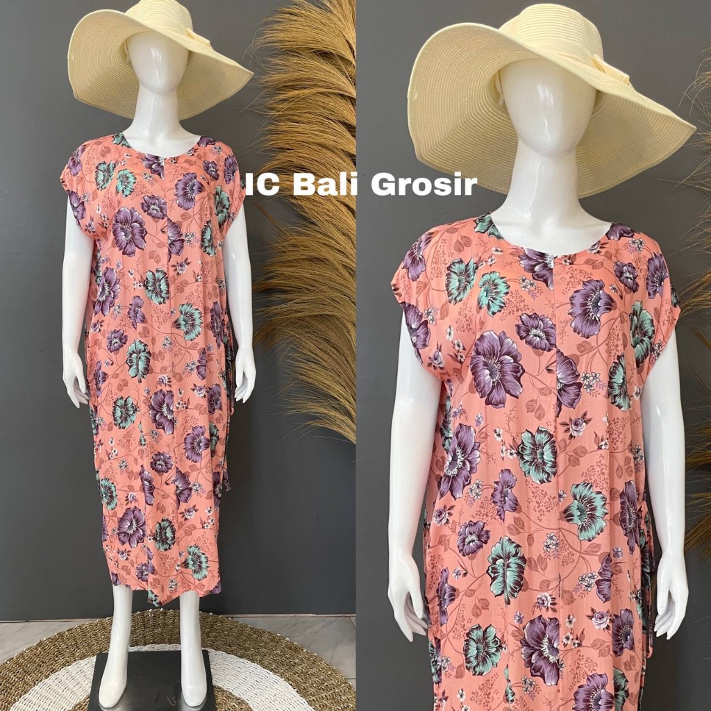 LONG DRESS CANTIKA 002 LDC002 DASTER IBU HAMIL DAN MENYUSUI DASTER RUMAHAN