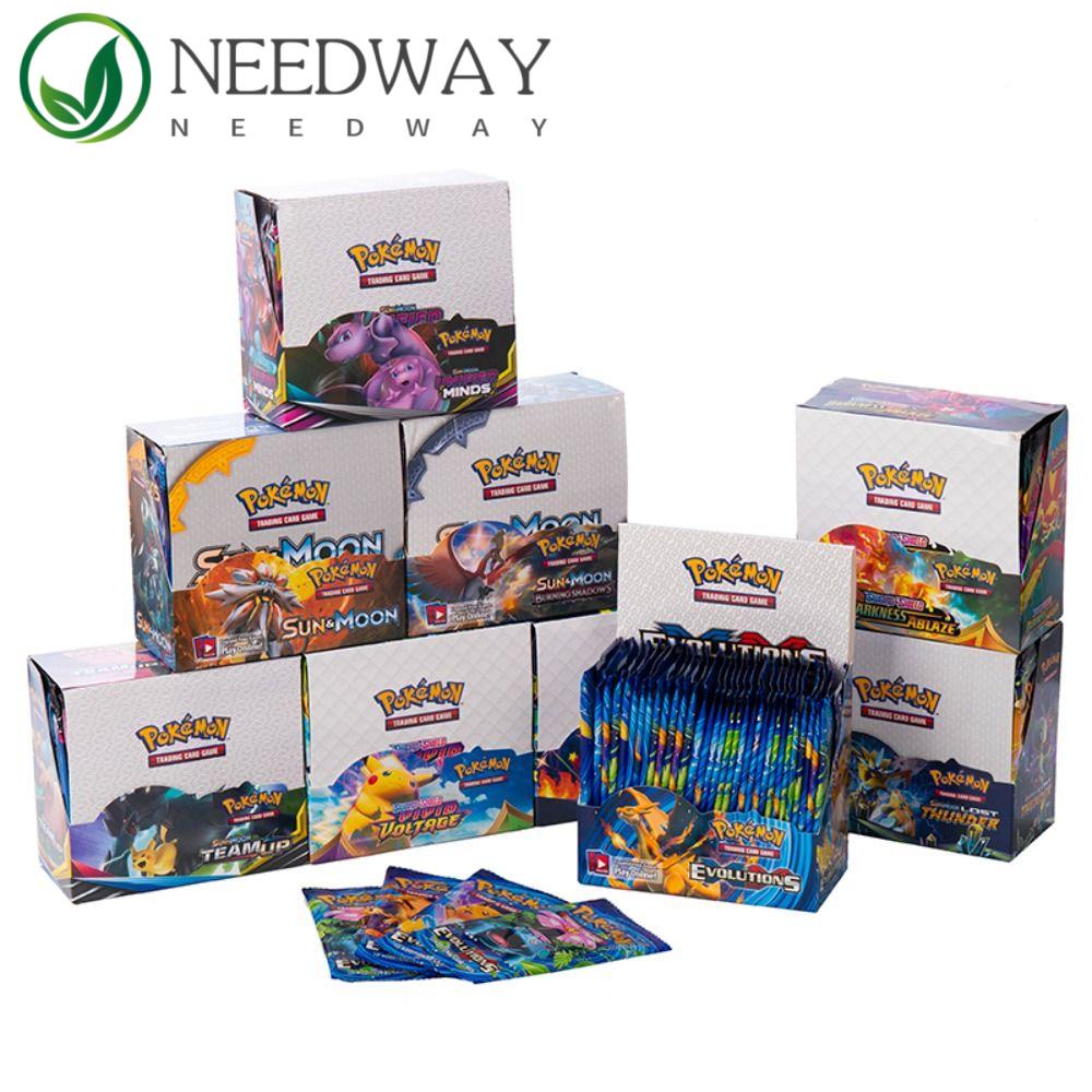 Needway   Pokemon Booster Box Mainan Anak Hadiah Tahun Baru Papan Game Koleksi Game Mainan Game Kartu Tank Game Trading