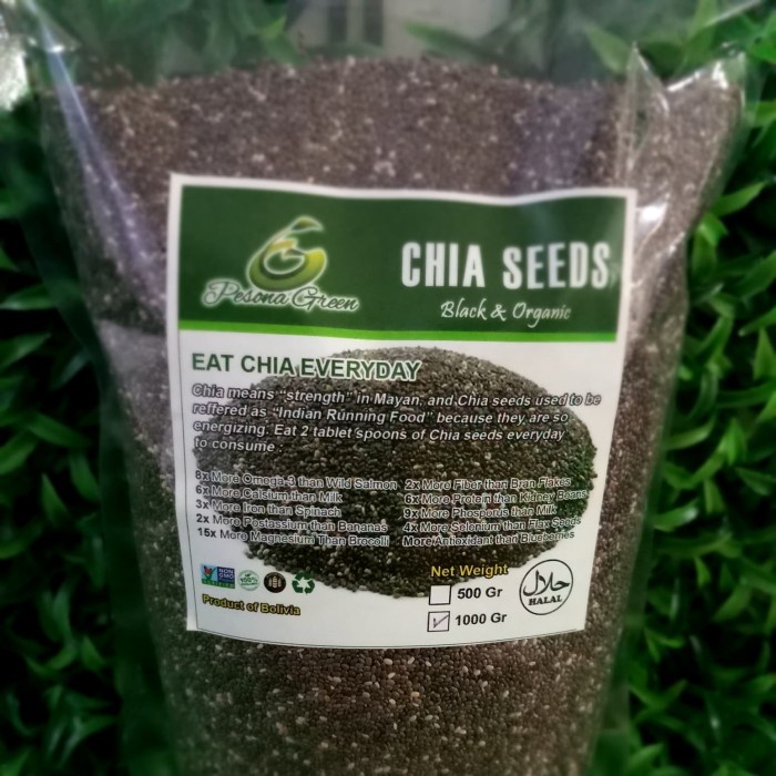 

Bongkar Gudang~Bisa COD ORGANIC CHIA SEED FROM MEXICO 1Kg