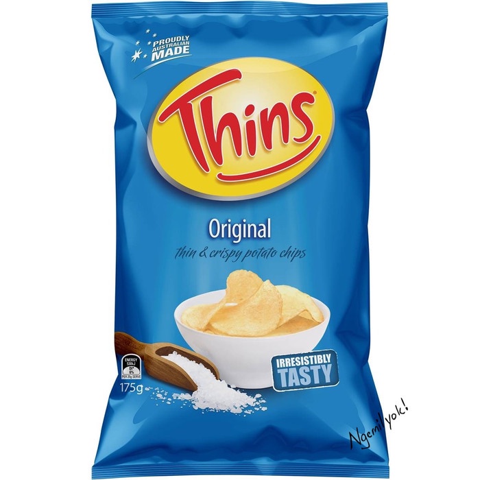 

Bisa COD~Promo Spesial Thins Potato Chips Australia - Original
