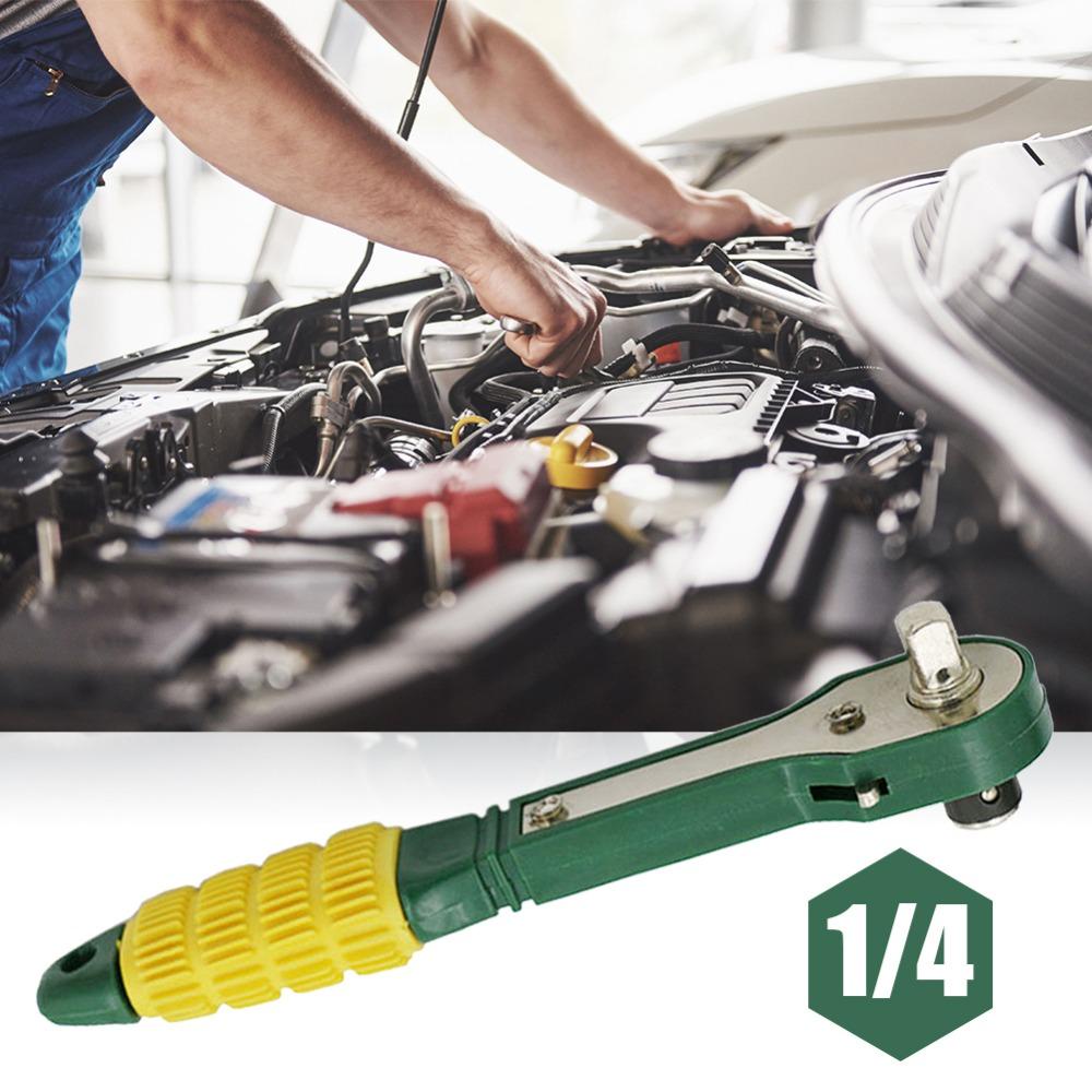 Lanfy Fast Ratchet Wrench Kunci Pas Hexagonal Mini Dual purpose Repair Tools Kepala Batch Soket Cepat