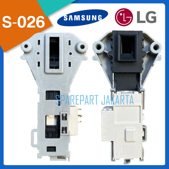 Komponen Sparepart Door lock mesin cuci LG WD-M8870TD / Samsung DC61-02256