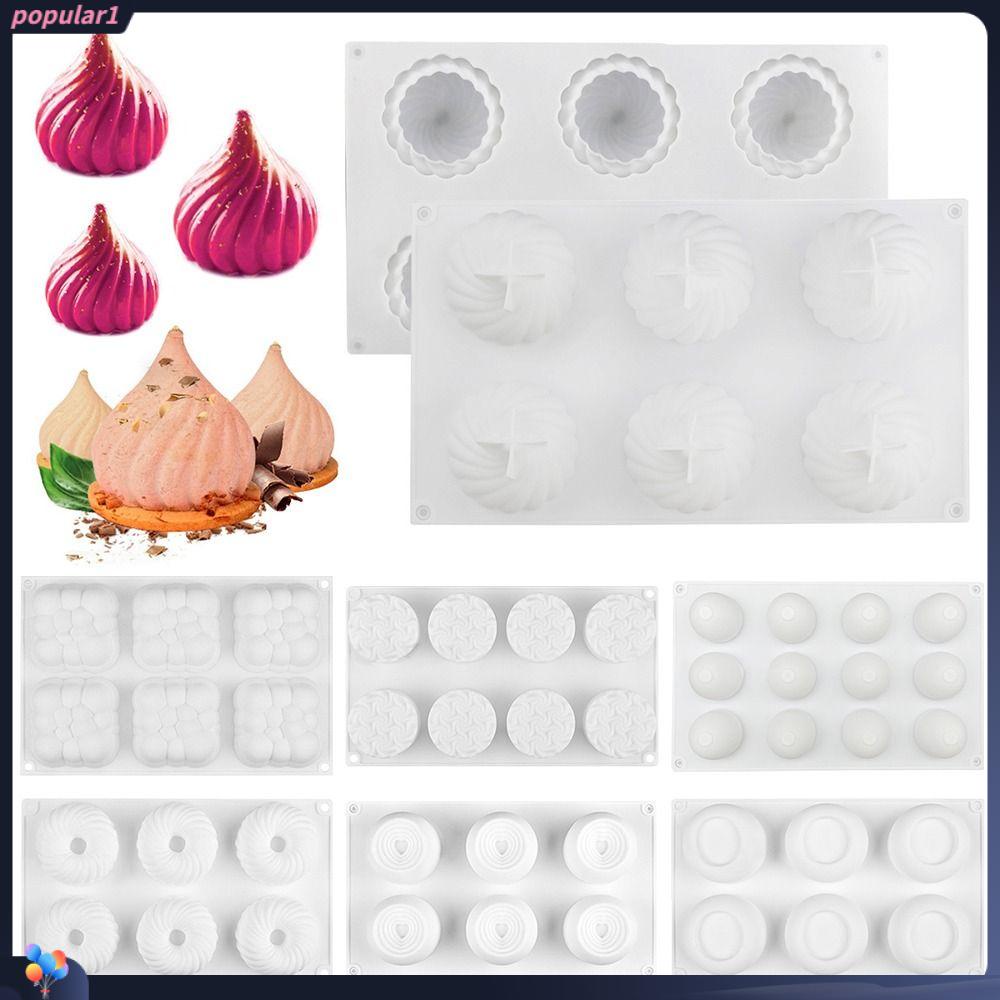 Populer Cetakan Silikon Silicone Edible DIY Cake rim Cetakan Coklat