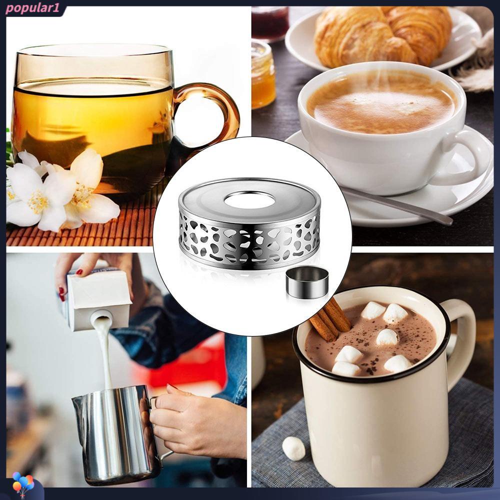 Populer Tea Warmer Stainless Steel Candle Heater Teaware Pemanas Base Holder