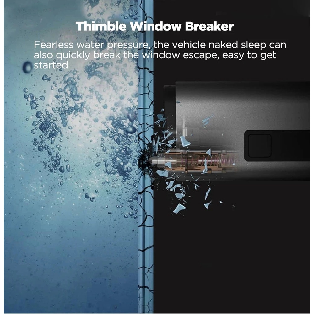 Xiaomi Nextool 4in1 Mini Alcohol Tester LCD Digital Portable Car Breathalyzer Window Breaker Rope Cutter 4800mah Tes Alkohol