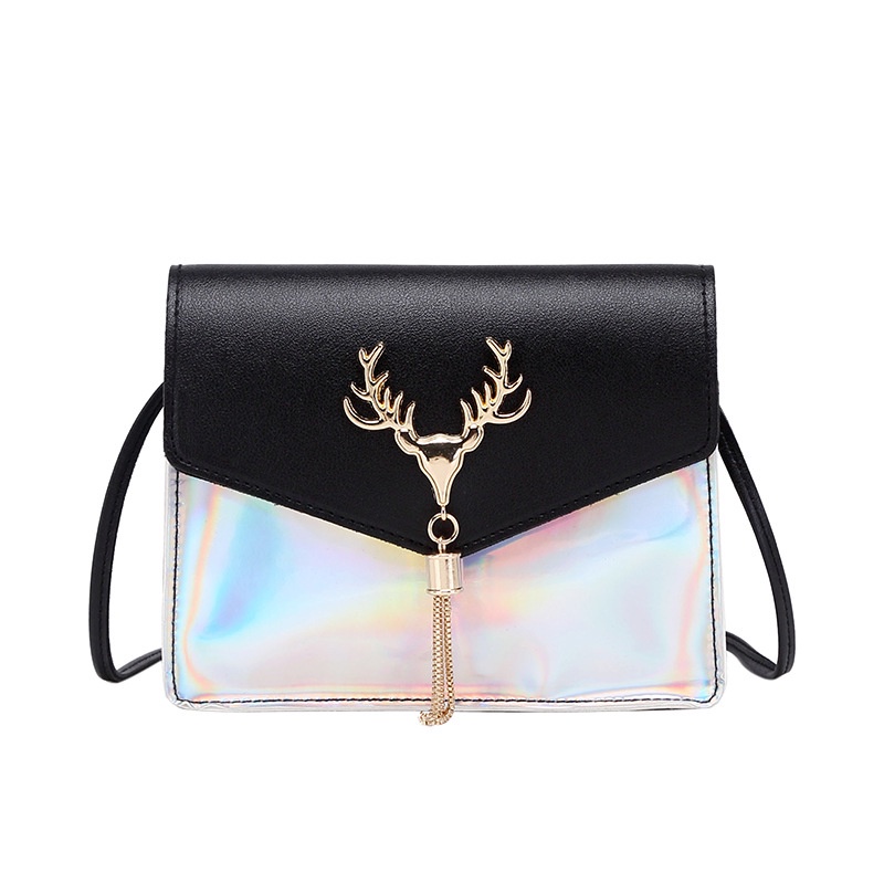 KH Tas Bahu Wanita Selempang Kepala Rusa Dengan rumbai Cantik Unik Woman Fashion Bag Deer A7