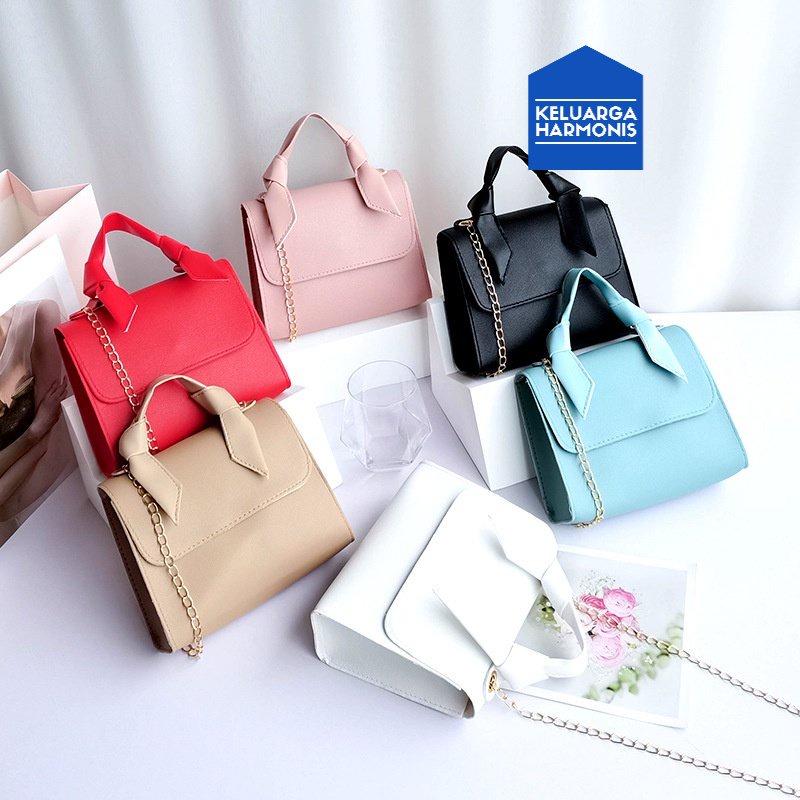 KH Tas Selempang HandBag Wanita Warna Warni Lucu Import Asli A29