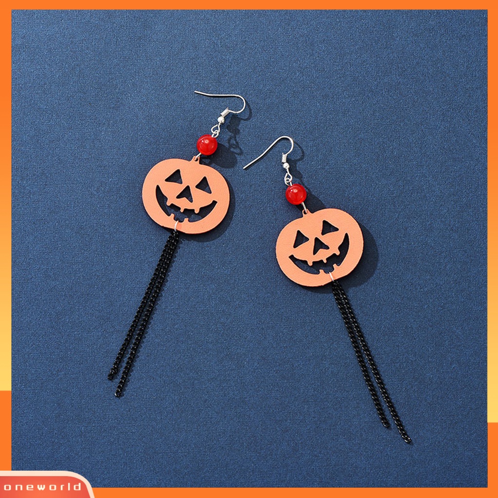 [WOD] 1pasang Anting Halloween Semua Pertandingan Indah Hias Spider Web Anting Fashion Untuk Pesta