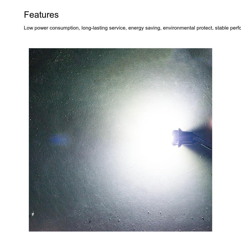 10buah T10 Lampu Mobil LED Silicone Gel COB 12V W5W Wedge Bohlam Baca Samping Lisensi Clearance Lamp Auto Interior Aksesoris