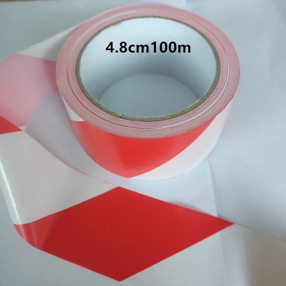 TOP Tape Barricade Merah Putih High Visibility Red Flagging Tape Untuk Tape Peringatan Keamanan Outdoor