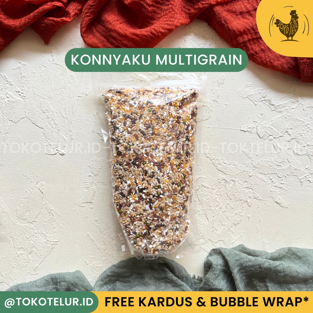 KONNYAKU - Beras MULTIGRAIN | Beras Sehat Diet &amp; Kesehatan - 500Gram