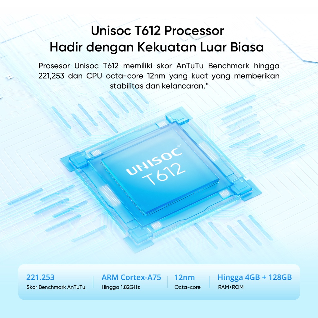 Realme C33 4+64 GB (50MP AI Camera | 8.3mm Ultra Slim | 5000mAh Battery | powerful Unisoc T612 | 6.5&quot; Fullscreen) BARU GARANSI RESMI