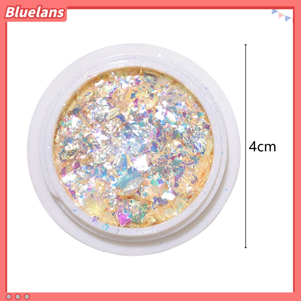 [BLM] Nail Glitters Colorful Nail Beauty Ultra-Tipis Manicure Sequin Powder Glitters Untuk Profesional
