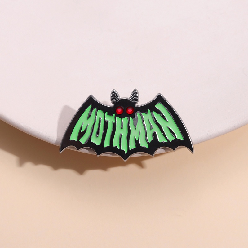 Mothman Series Lapel Pin Kartun Batman Enamel Bros Ransel Lencana Hadiah Untuk Teman