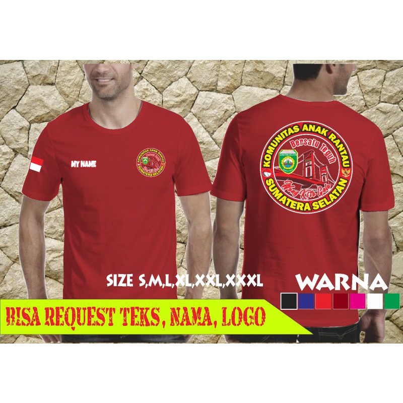 KAOS PALEMBANG WONG KITO JEMBATAN AMPERA