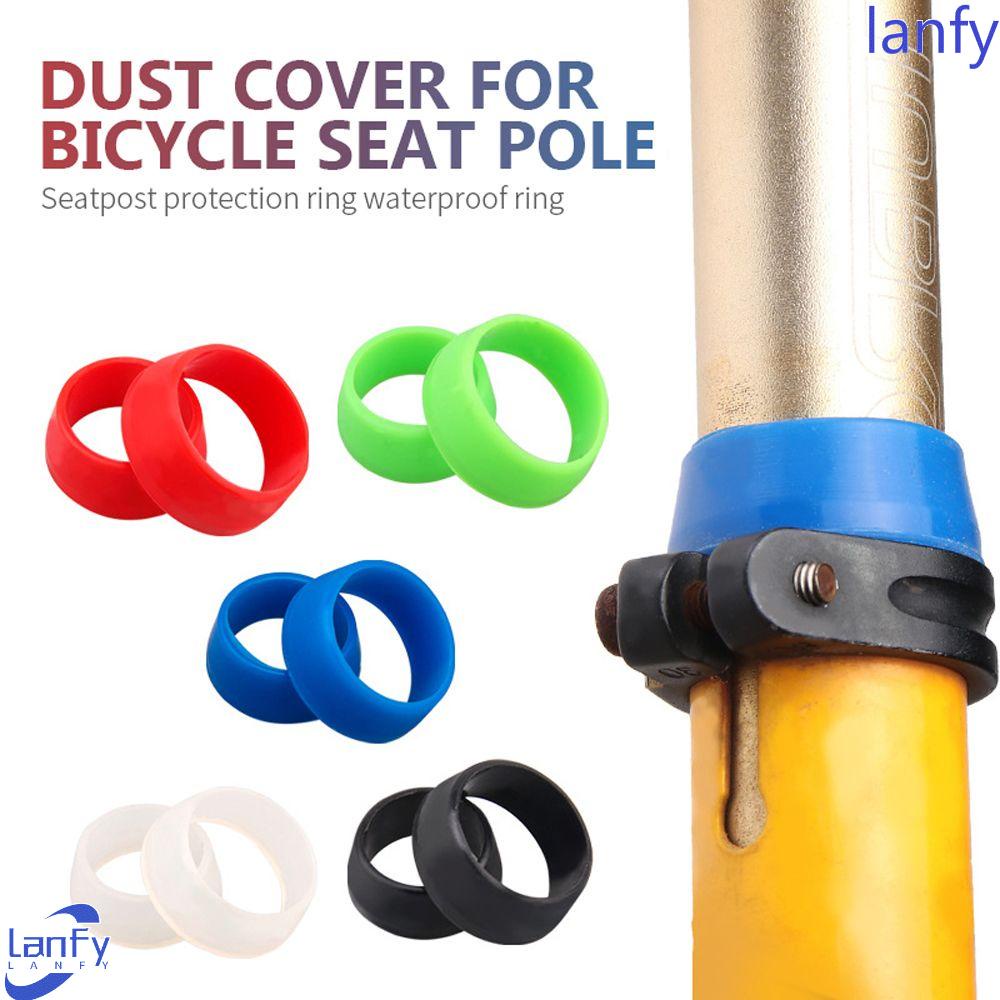 Lanfy Sepeda Seatpost Protector Tahan Air Bagian Sepeda Bersepeda Aksesoris Tiang Kursi Cincin Karet