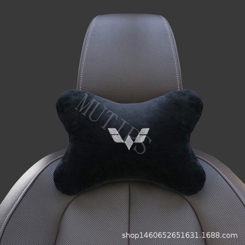 Wuling 1/2 PCS Mobil Kelas Tinggi Lembut Katun Beludru Headrest Leher Istirahat Kepala Bantal Untuk Alvez Victory Formo Mini Air Almaz Cortez Confero s EV
