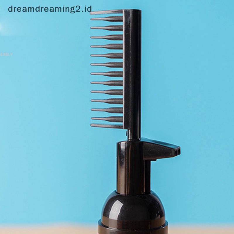 (drea) Sisir Pewarna Rambut Botol Pewarna Rambut Kosong Dengan Aplikator Brush Dispensing Salon //