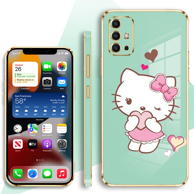Than Love Hello Kitty Phone Case for OPPO F9 F11 F11 Pro Reno A91/Reno 3 4G Reno 4 4G Reno 5 Reno 6 