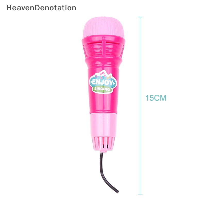 [HeavenDenotation] 1pcs Besar Echo Microphone Mic Pengubah Suara Mainan Hadiah Ulang Tahun Hadir Lagu Mainan HDV