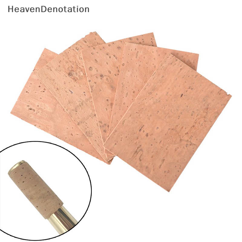 [HeavenDenotation] 5pcs Gabus saxophone soprano/tenor/alto neck cork Bagian saxophone 61x39x2 mm HDV