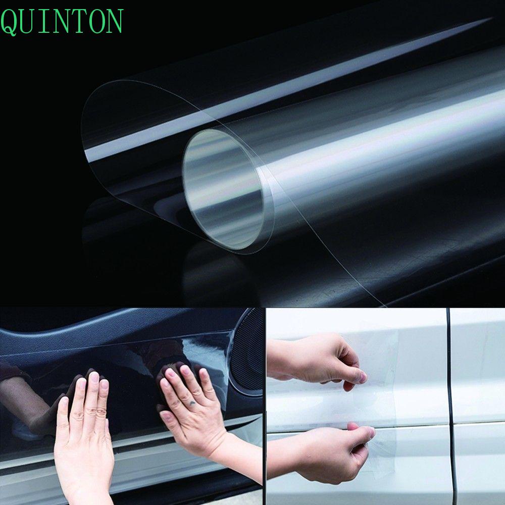 Quinton Film Pelindung Transparan PVC Bumper Anti Gores Auto Stiker Bening Anti Gores Decal