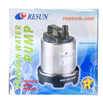 RESUN PENGUIN 2400 POMPA CELUP STAINLES STEEL WATER PUMP AIR KOLAM