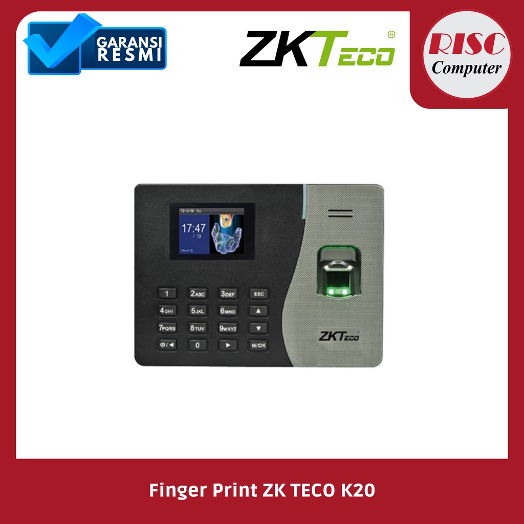 Mesin Finger Print ZK TECO K20 Mesin Absensi Fingerprint Kartu RFID ZKTeco K 20