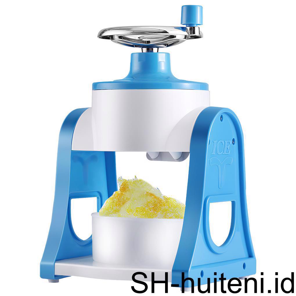 Alat Penghancur Es Manual Snow Cone Smoothie Shaver Alat Penghancur Stainless Steel Slider Milk Shake DIY Anak Snack Maker Bar