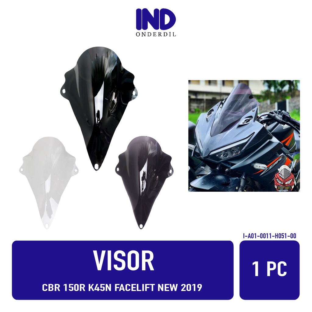 Visor CBR 150R K45N Facelift New 2019 Windshield Winsil Winshild Wind