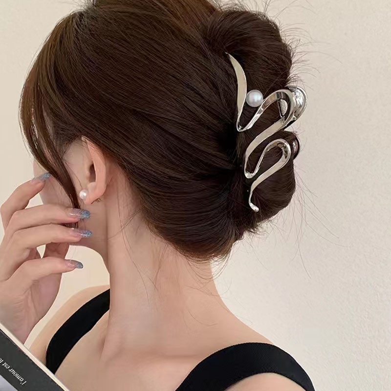 Jepit Rambut Korea Jedai Fashion Besar 12CM  Wanita Elegan High Quality Impor