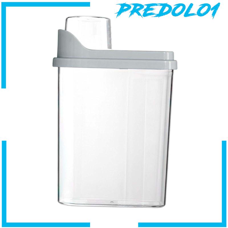 [Predolo1] Wadah Penyimpanan Makanan Anjing Beras Bin Organizer 2.5L Dengan Tutup Food Storage Box