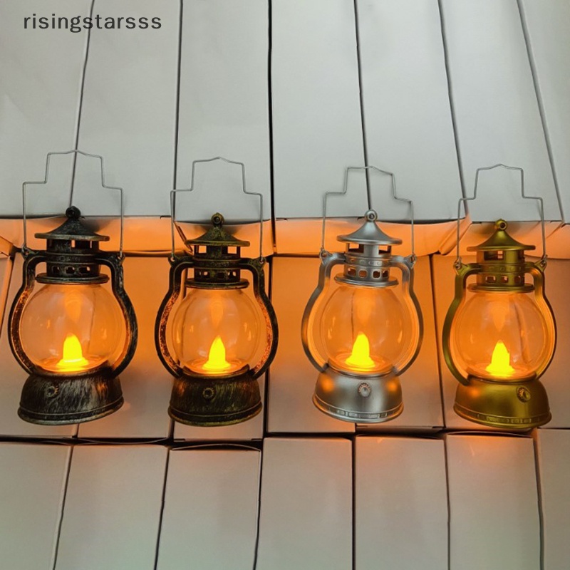 Rsid Span-new Retro Lampu Minyak Halloween Hias Led Kecil Rumah Pesta Lampion Jelly