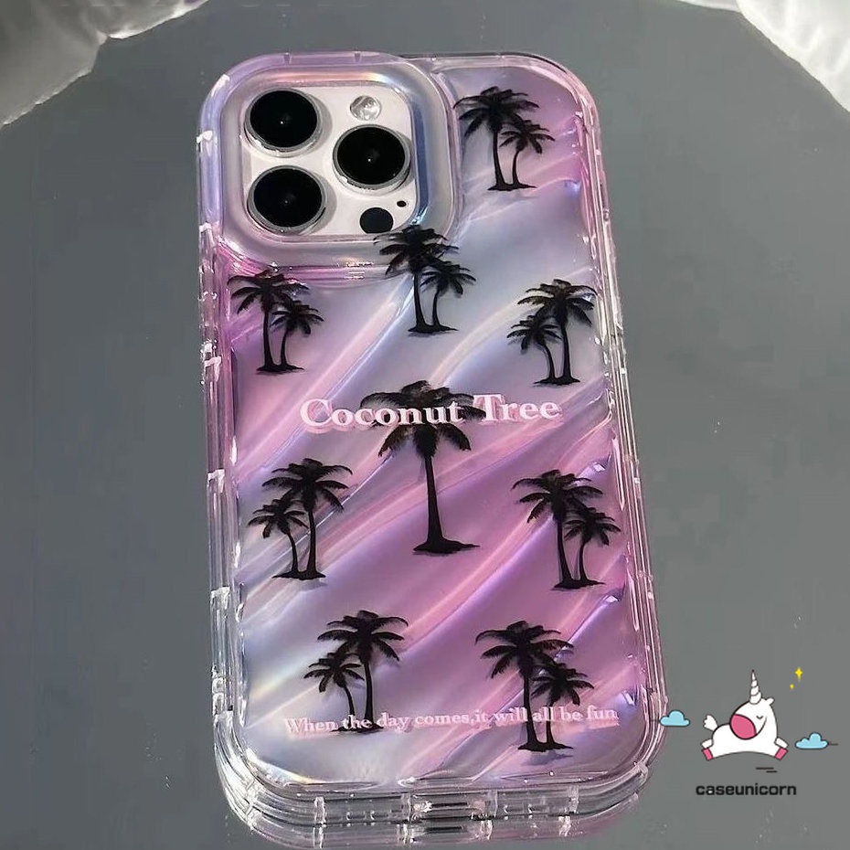 IPHONE Casing Berlian Whelk Pantai Cinta Hati Kreatif Kompatibel Untuk Iphone13 11 7Plus 14 12 Pro MAX XR X7 8 6 6S Plus XS MAX SE 2020mewah Dazzle Kartu Warna 3D Stereo Corrugation Case