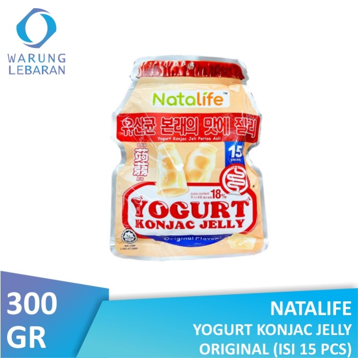 

Natalife Yogurt Konjac Jelly Original (Isi 15 Pcs) 300gr