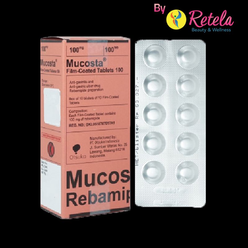 MUCOSTA 100MG 1 STRIP 10 TABLET