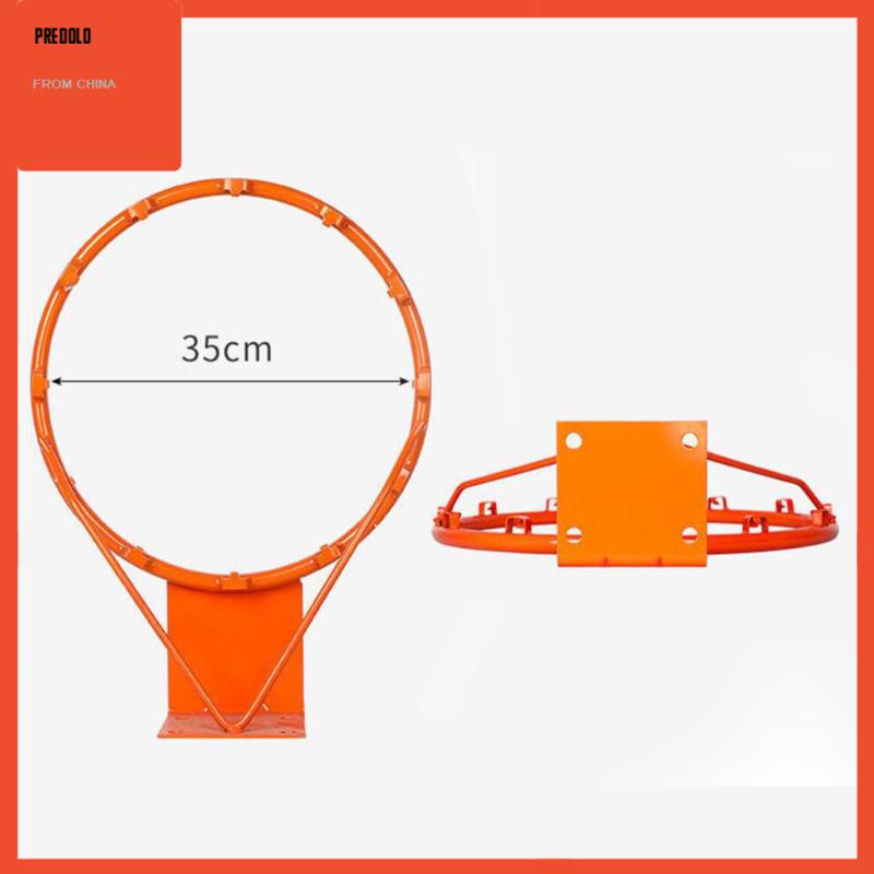 [Predolo] Set Ring Basket Dan Jaring Yang Dipasang Di Dinding Rangka Baja Gantungan Ring Basket