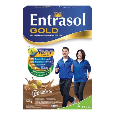 

Entrasol Gold Susu Bubuk Nutrisi Dewasa Chocolate 340 g