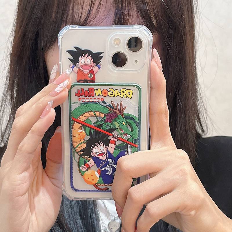 Card Case Dragon Ball Wukong Soft Case HP iP iPhone 14 13 12 11 Pro X XS XR Max 7 8 + Plus Boy Man FTD Casing Apple